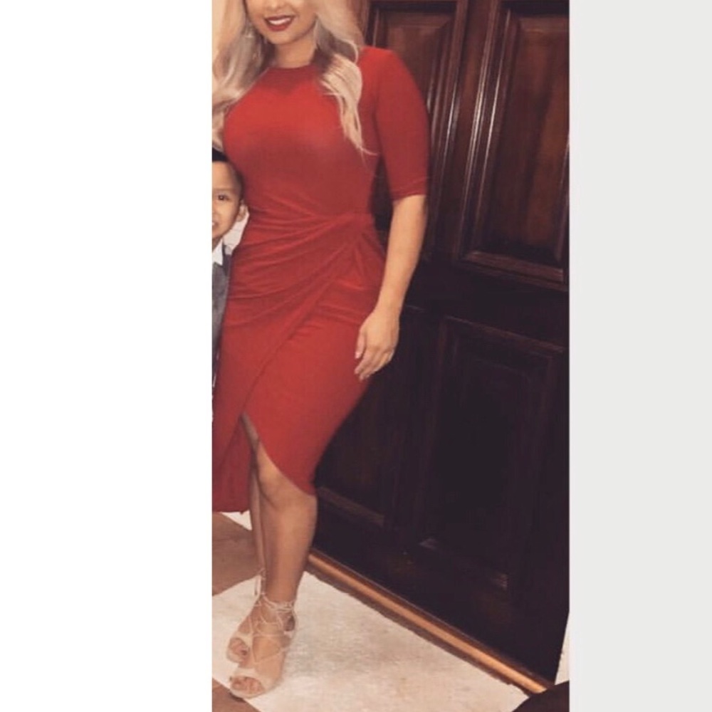 Red dress